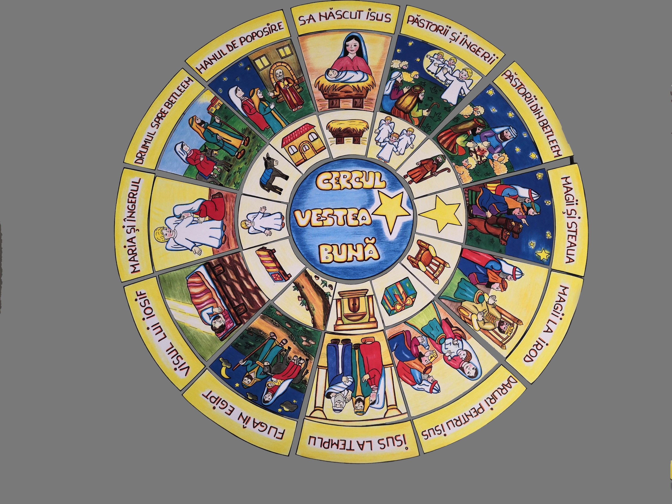 Cercul de Craciun - Jocuri de asociere