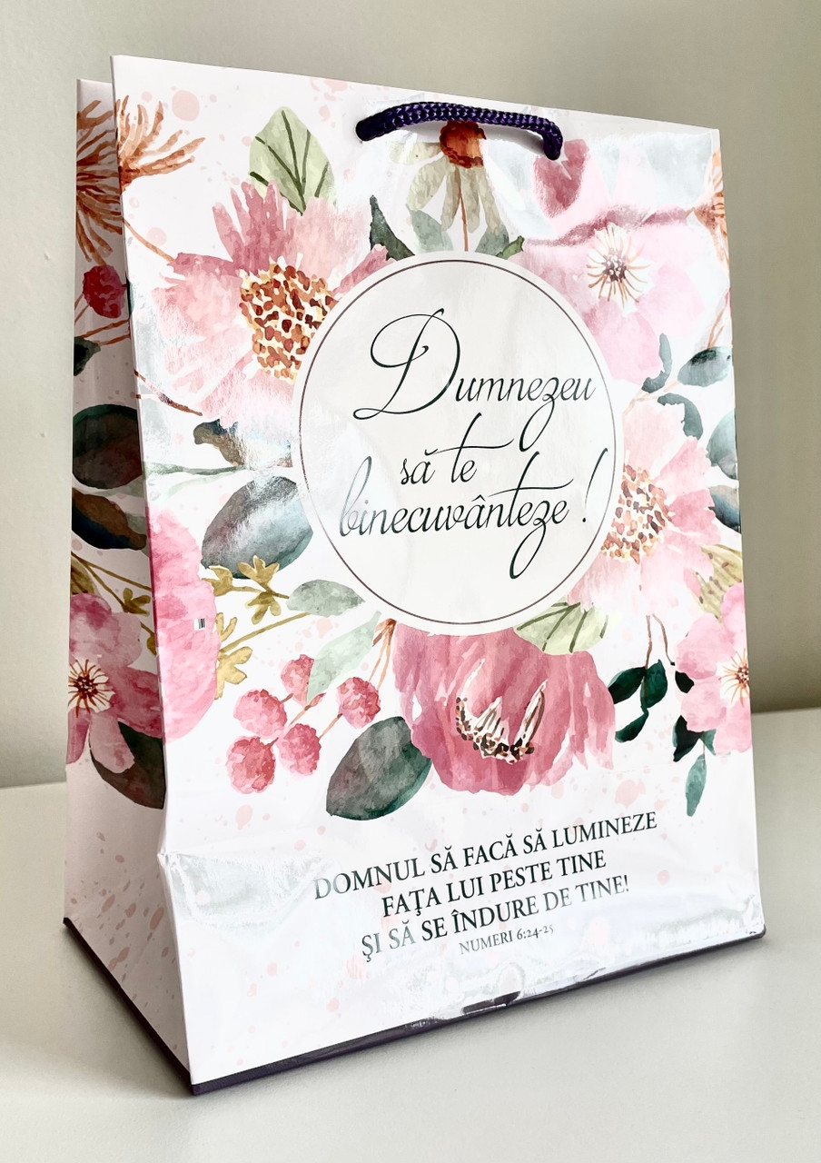 Punga cadou, marime medie: Dumnezeu să te Binecuvânteze! Punga cadou, marime medie: Dumnezeu să te Binecuvânteze!