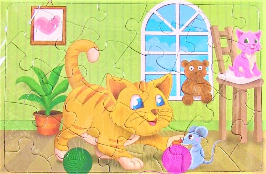 Puzzle, 2 Pisici, 24 piese - Activitati pentru copii (3+) Puzzle, 2 Pisici, 24 piese - Activitati pentru copii (3+)