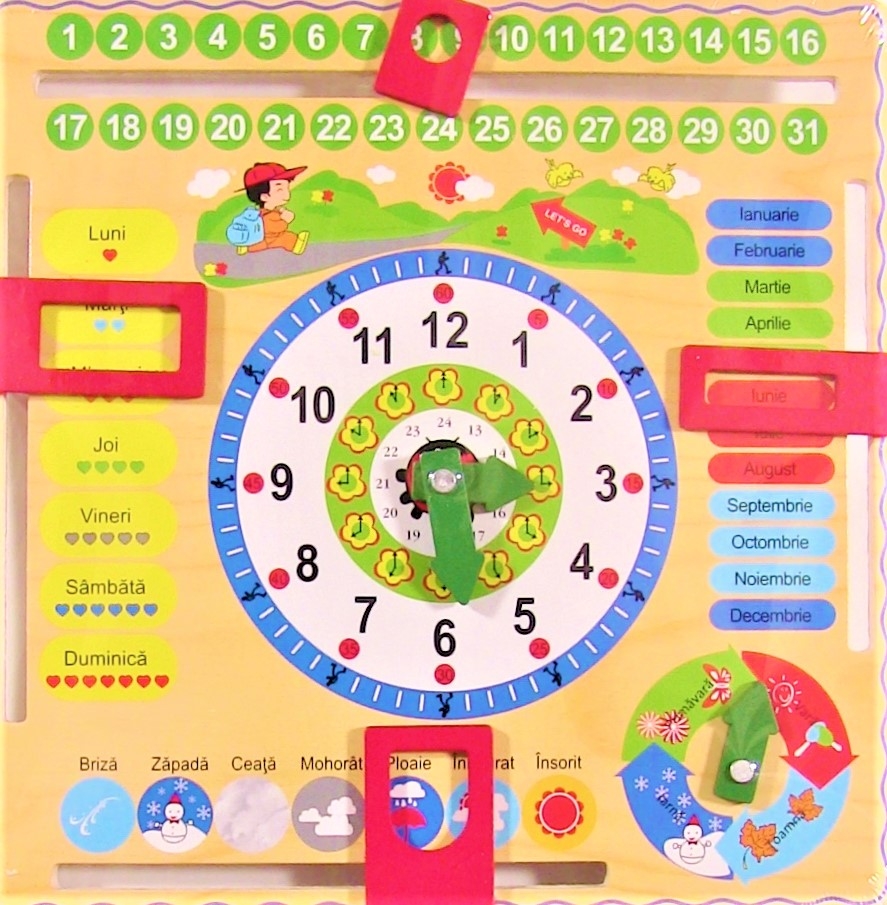 Ceas - Activitati pentru copii (3+) Ceas - Activitati pentru copii (3+)