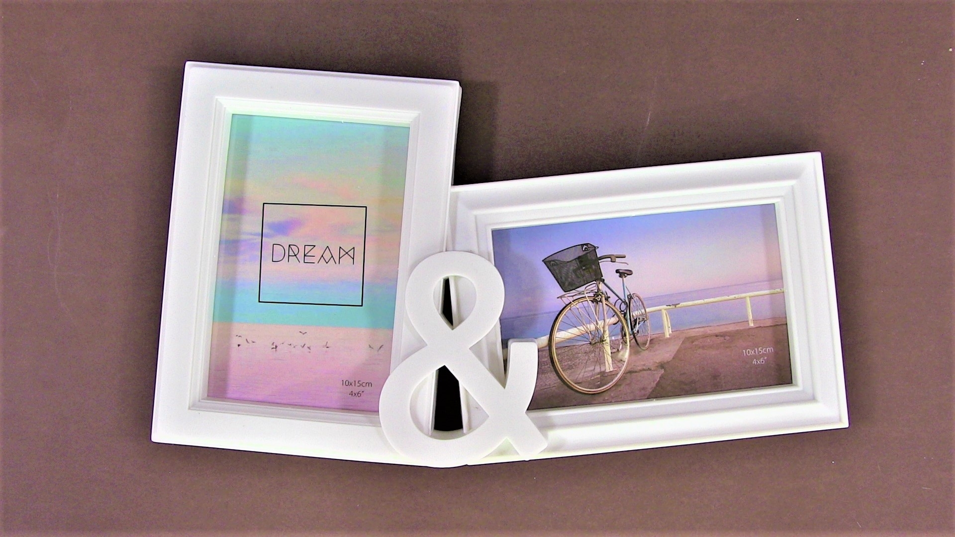 Rama foto alba - 2 poze (33x18,2 cm) Rama foto alba - 2 poze (33x18,2 cm)