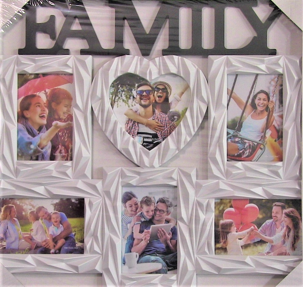 Rama foto alba - Family - 6 poze (48x45 cm) Rama foto alba - Family - 6 poze (48x45 cm)