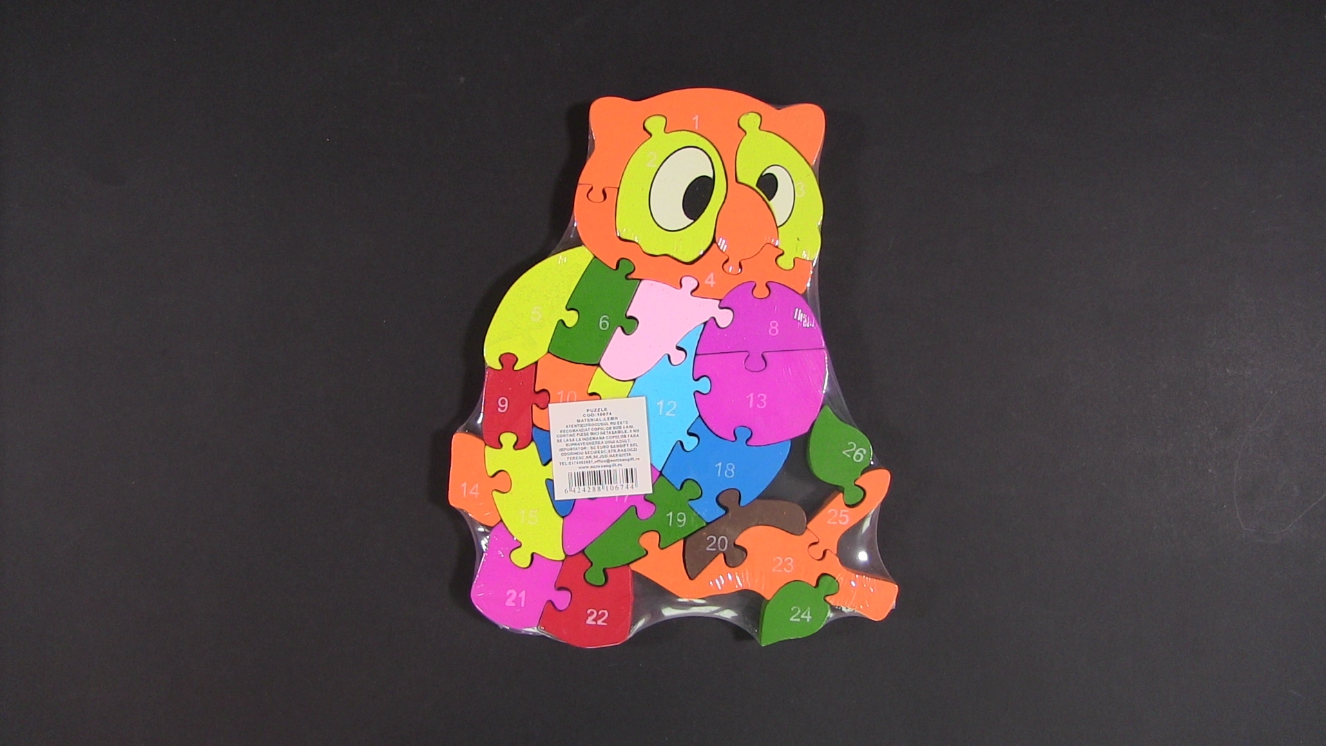 Jucarii din lemn - Puzzle Bufnita Jucarii din lemn - Puzzle Bufnita