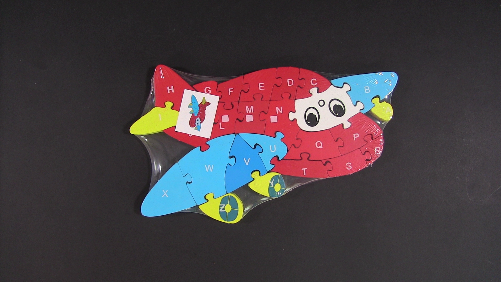 Jucarii din lemn -  Puzzle Avion Jucarii din lemn -  Puzzle Avion