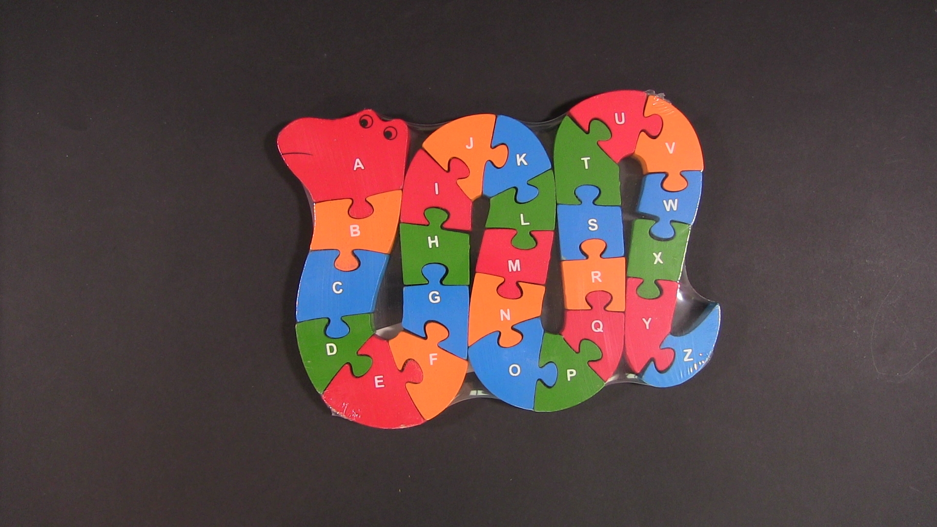 Jucarii din lemn -  Puzzle Sarpe Jucarii din lemn -  Puzzle Sarpe