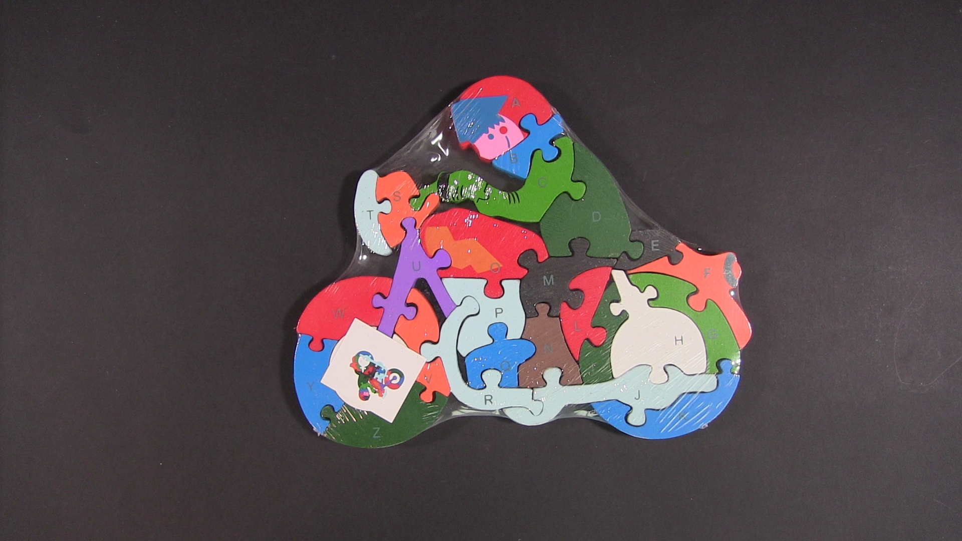 Jucarii din lemn -  Puzzle Motocicleta Jucarii din lemn -  Puzzle Motocicleta