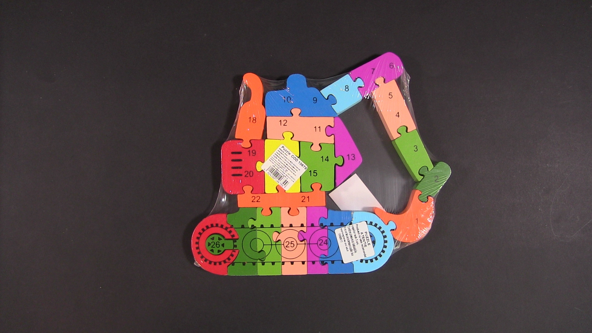 Jucarii din lemn -  Puzzle Excavator