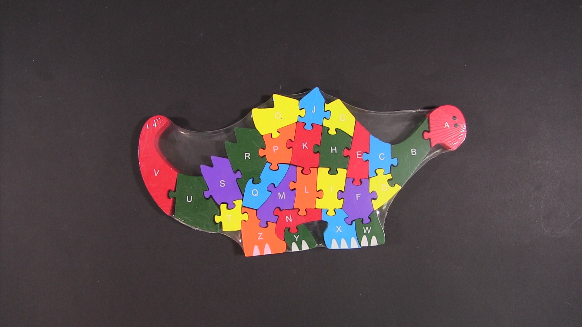 Jucarii din lemn - Puzzle Dinozaur Jucarii din lemn - Puzzle Dinozaur