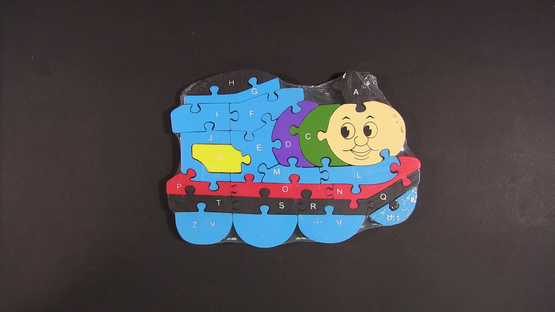 Jucarii din lemn -  Puzzle Locomotiva Jucarii din lemn -  Puzzle Locomotiva