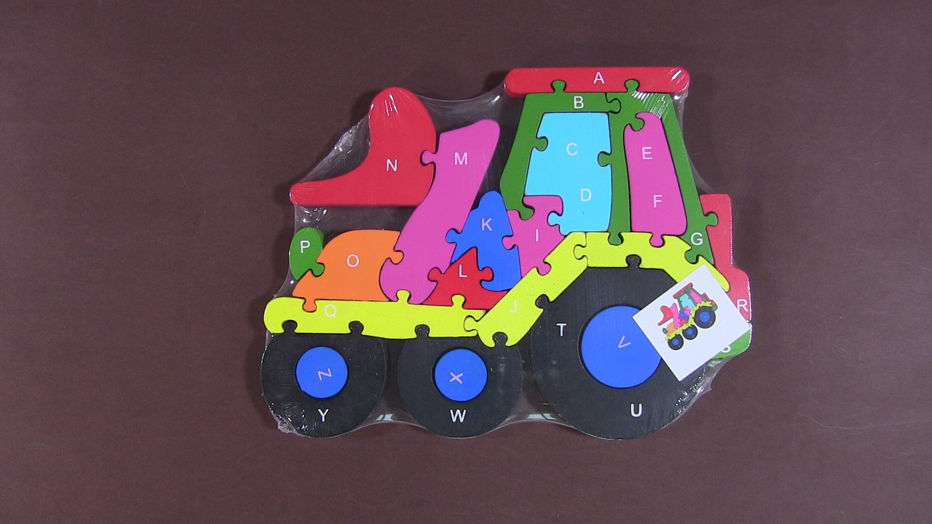 Jucarii din lemn -  Puzzle Tractor Jucarii din lemn -  Puzzle Tractor