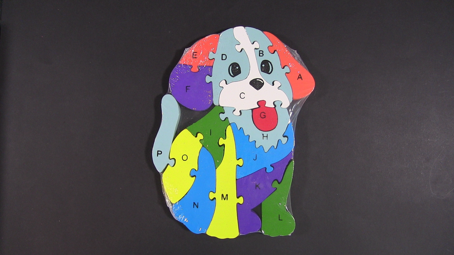 Jucarii din lemn -  Puzzle Caine Jucarii din lemn -  Puzzle Caine