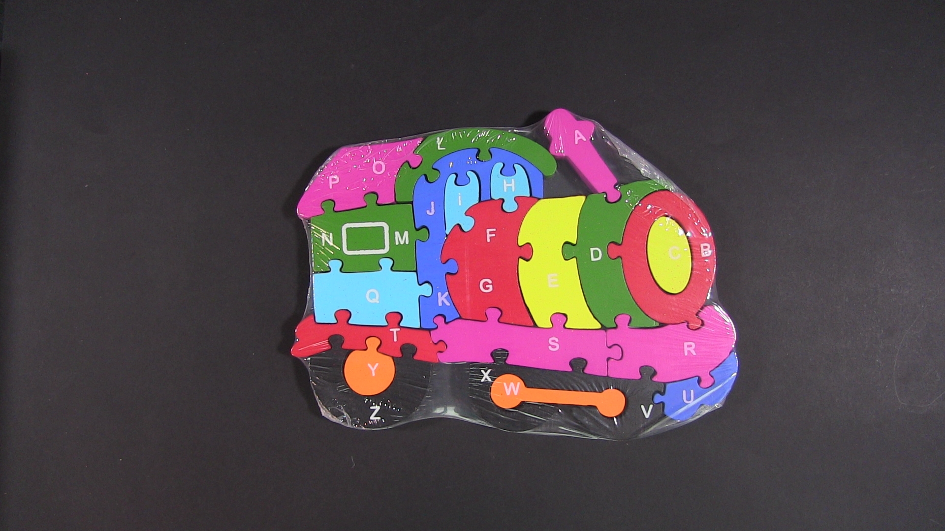 Jucarii din lemn -  Puzzle Locomotiva Jucarii din lemn -  Puzzle Locomotiva