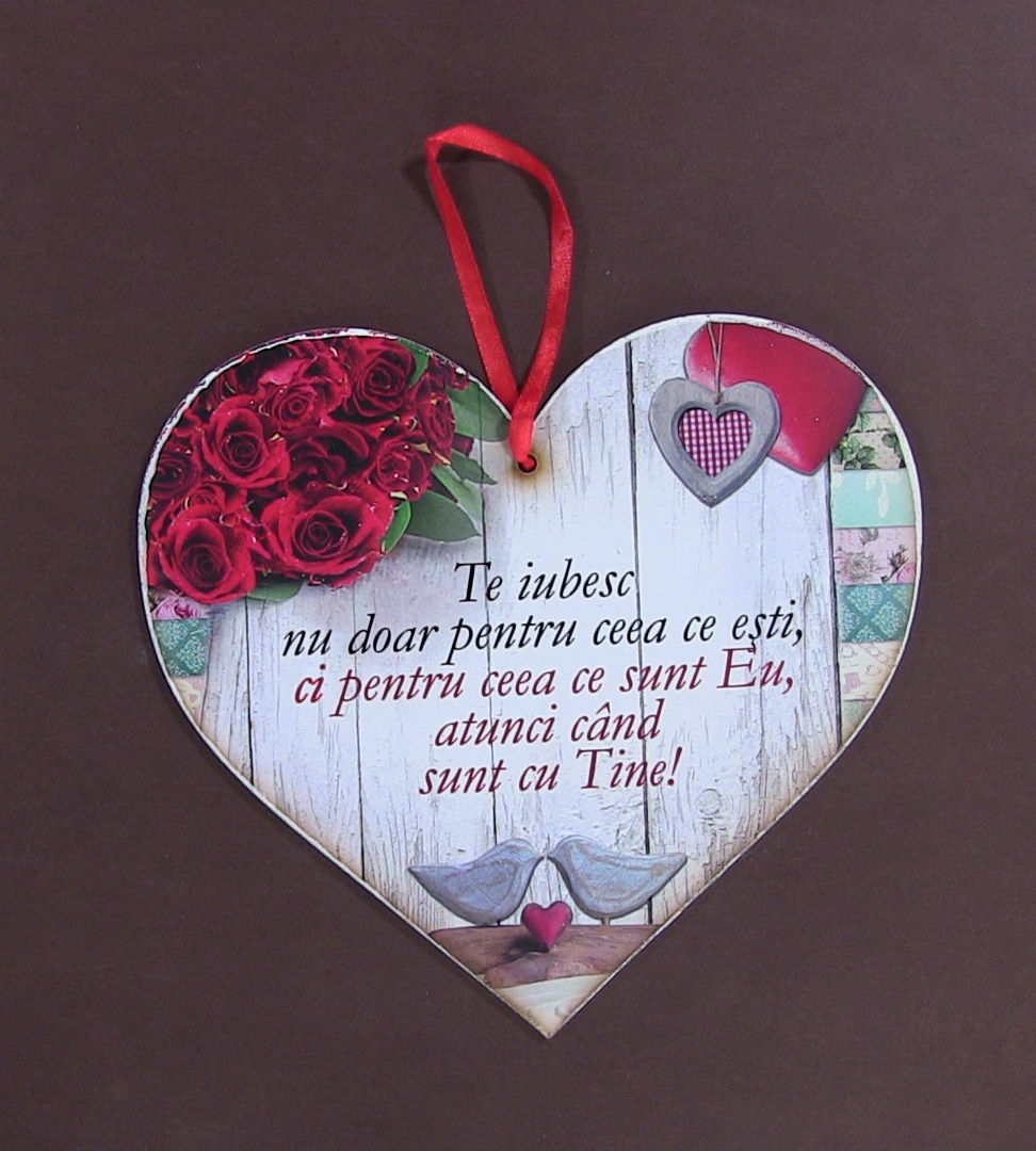 Tablita perete - Te iubesc Tablita perete - Te iubesc