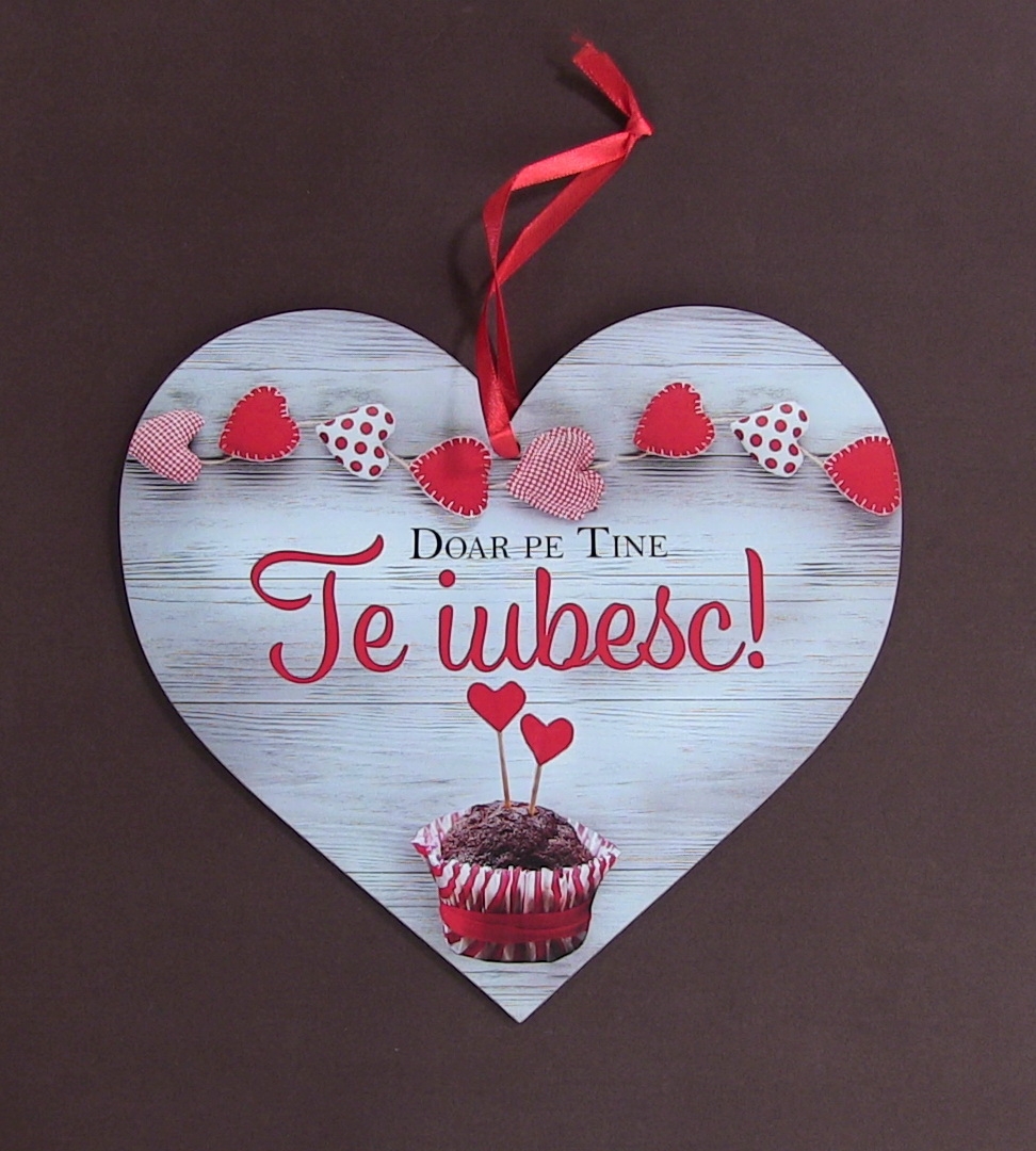 Tablita perete - Te iubesc Tablita perete - Te iubesc