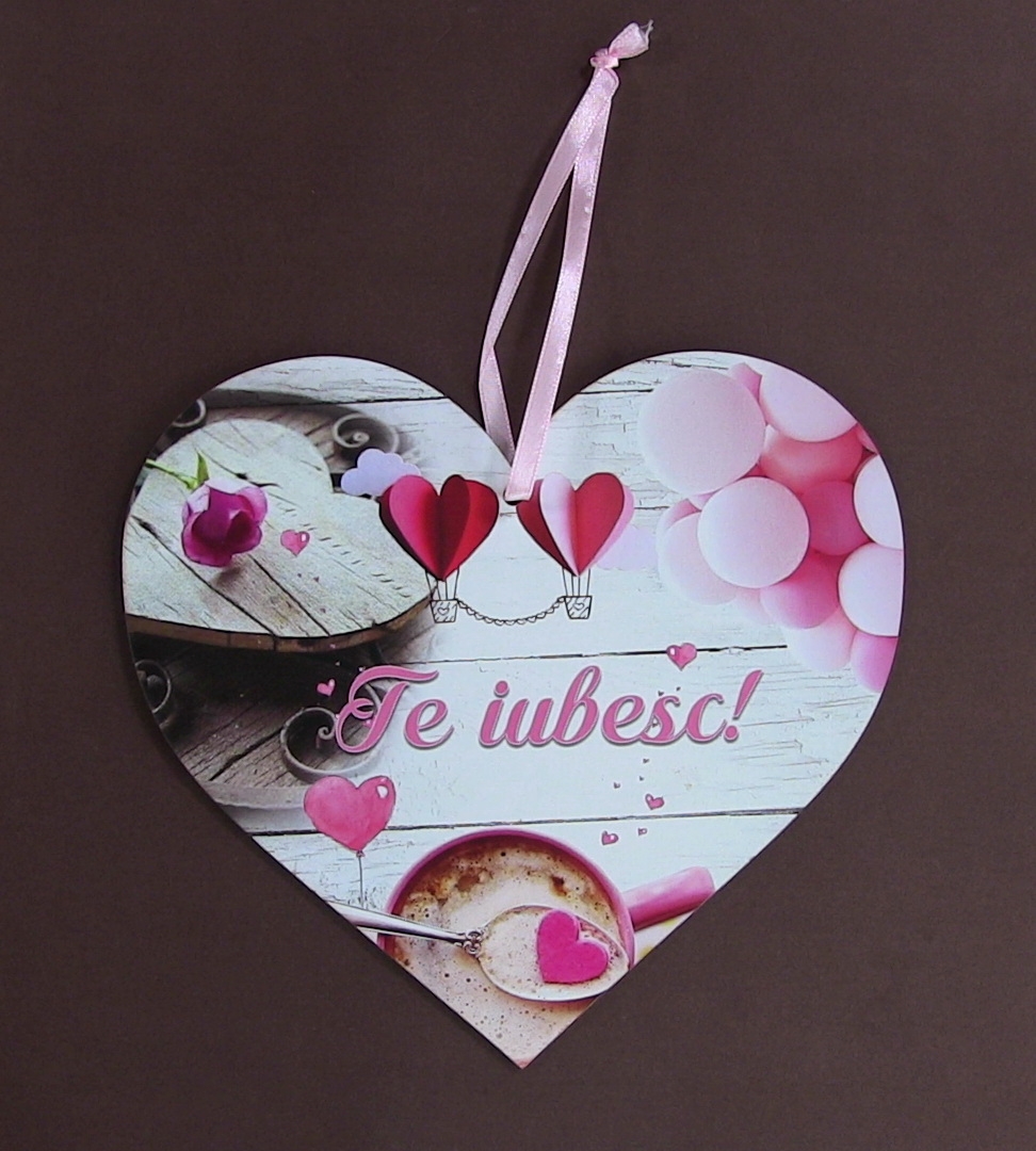 Tablita perete - Te iubesc Tablita perete - Te iubesc