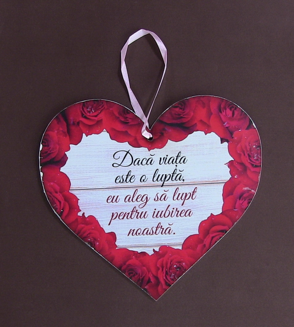 Tablita perete - Daca viata este o lupta Tablita perete - Daca viata este o lupta