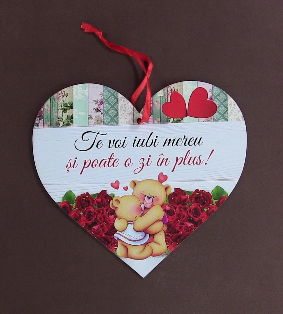 Tablita perete - Te voi iubi Tablita perete - Te voi iubi