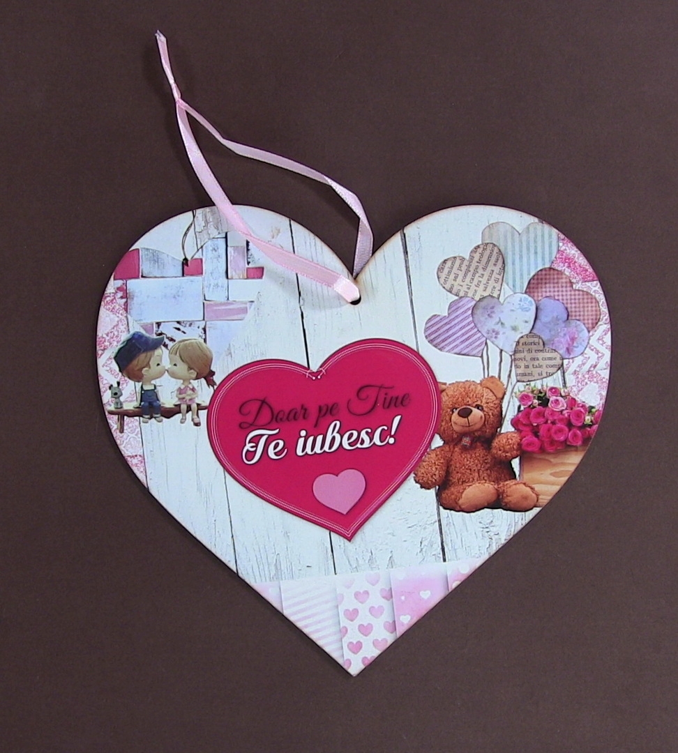 Tablita perete -  Doar pe tine te iubesc Tablita perete -  Doar pe tine te iubesc