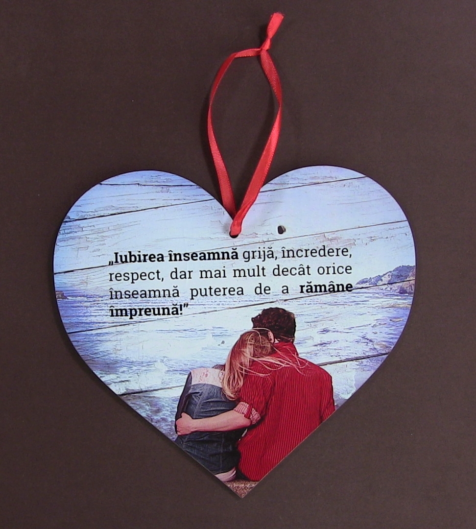 Tablita perete -  Iubirea inseamna grija