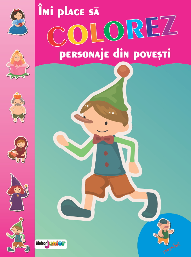 Imi place sa colorez. Personaje din povesti.