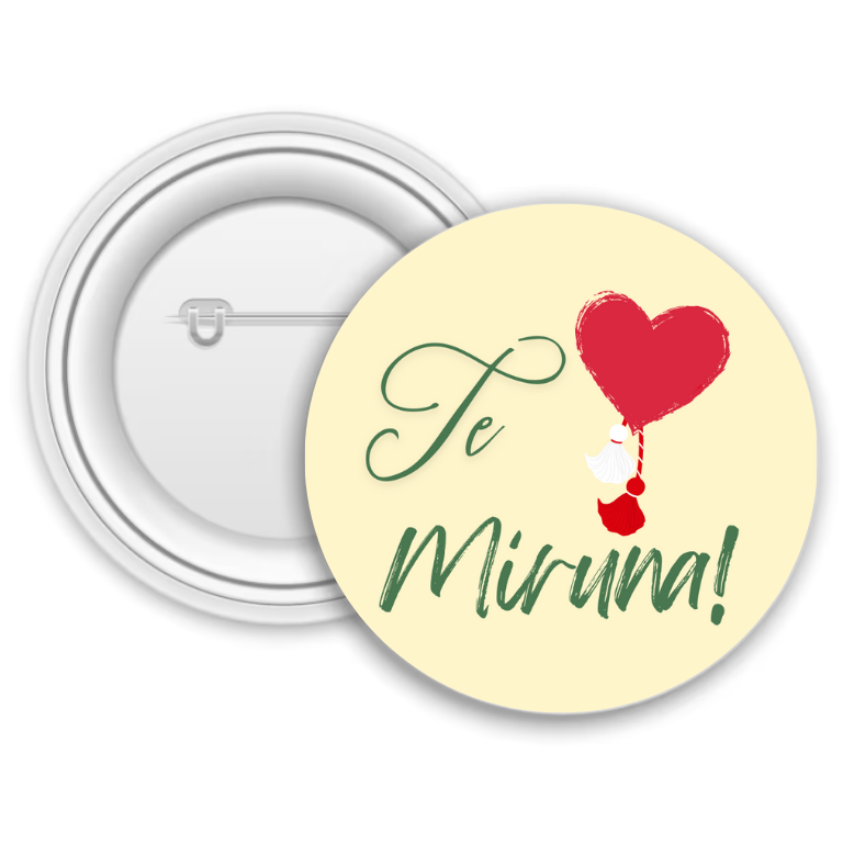 Insignă metalică personalizată cu nume – Mărțișor Insignă metalică personalizată cu nume – Mărțișor