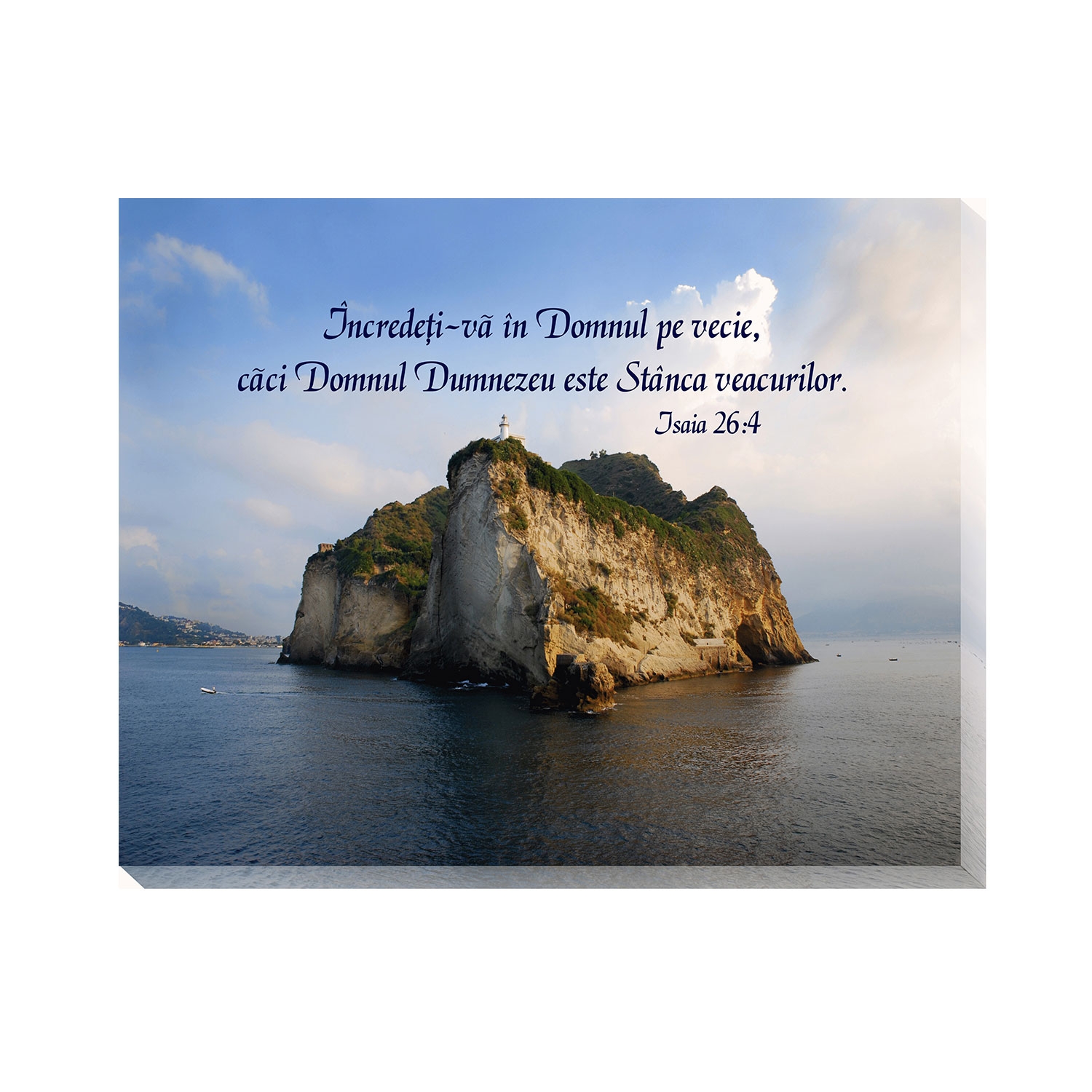 Tablou canvas (25x30cm) - Încredeți-vă în Domnul Tablou canvas (25x30cm) - Încredeți-vă în Domnul