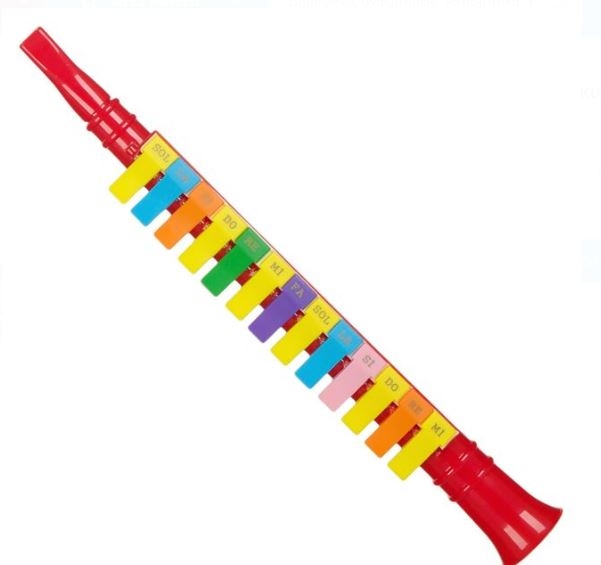 Instrument muzical - Clarinet, rosu (Jucarii pentru copii 3+) Instrument muzical - Clarinet, rosu (Jucarii pentru copii 3+)