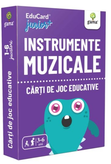 Carti de joc Educative - Instrumente muzicale (3-6 ani) Carti de joc Educative - Instrumente muzicale (3-6 ani)
