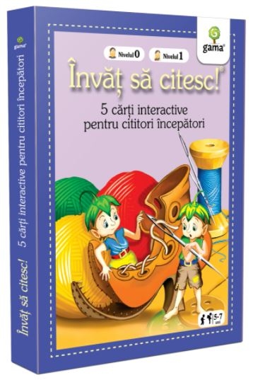 Pachet pentru cititori incepatori ( Model 1) - 5 carti interactive pentru cititori incepatori (5-7 ani) Pachet pentru cititori incepatori ( Model 1) - 5 carti interactive pentru cititori incepatori (5-7 ani)