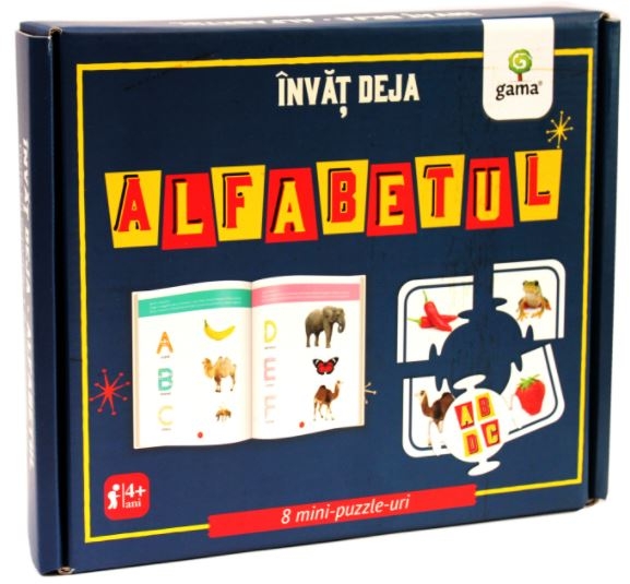 Invat deja alfabetul - Carte + 8 Mini puzzle-uri (3-5 ani) Invat deja alfabetul - Carte + 8 Mini puzzle-uri (3-5 ani)