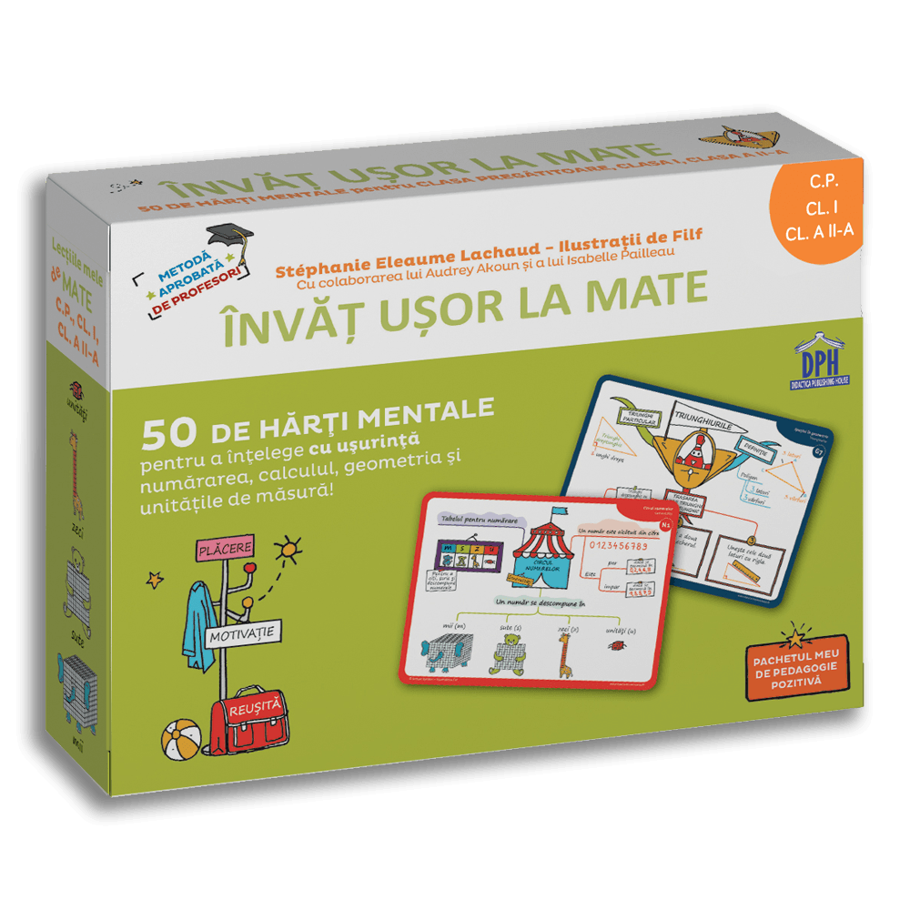 Invat usor la mate - 50 de harti mentale