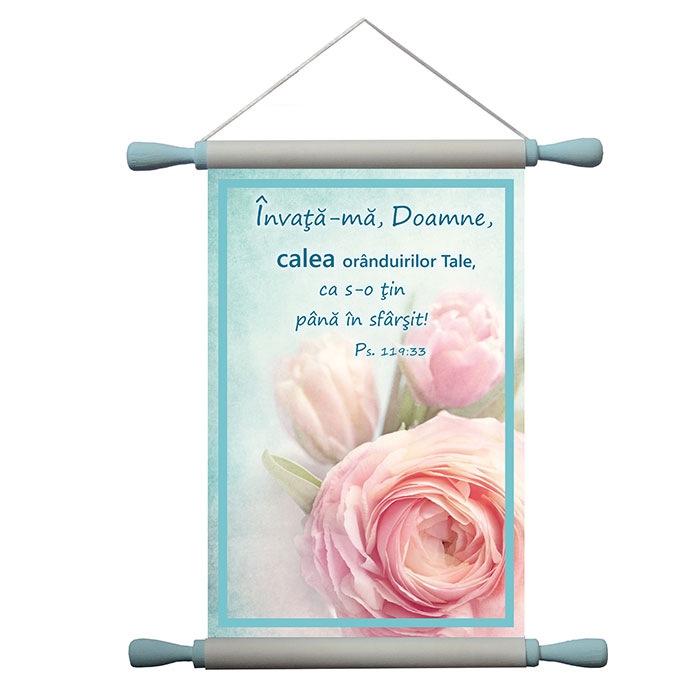 Papirus A4 vintage - Invata-ma, Doamne calea ( Ps.119:33)