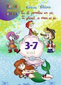 Eu iti povestesc un pic, tu ghicesti ce vreau sa zic 3-7 ani - Puzzle ghicitori de colorat