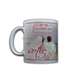 Cana cu mesaj colectia Familie - Iubita mea sotie