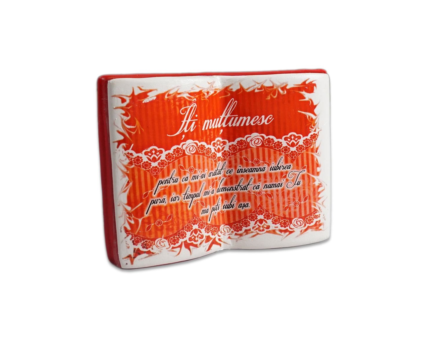 Suport creioane - Iti multumesc 10x7.5x7 cm Suport creioane - Iti multumesc 10x7.5x7 cm