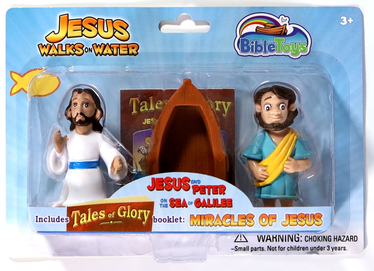 Figurine din plastic - Isus, Petru și barca (8218) Figurine din plastic - Isus, Petru și barca (8218)