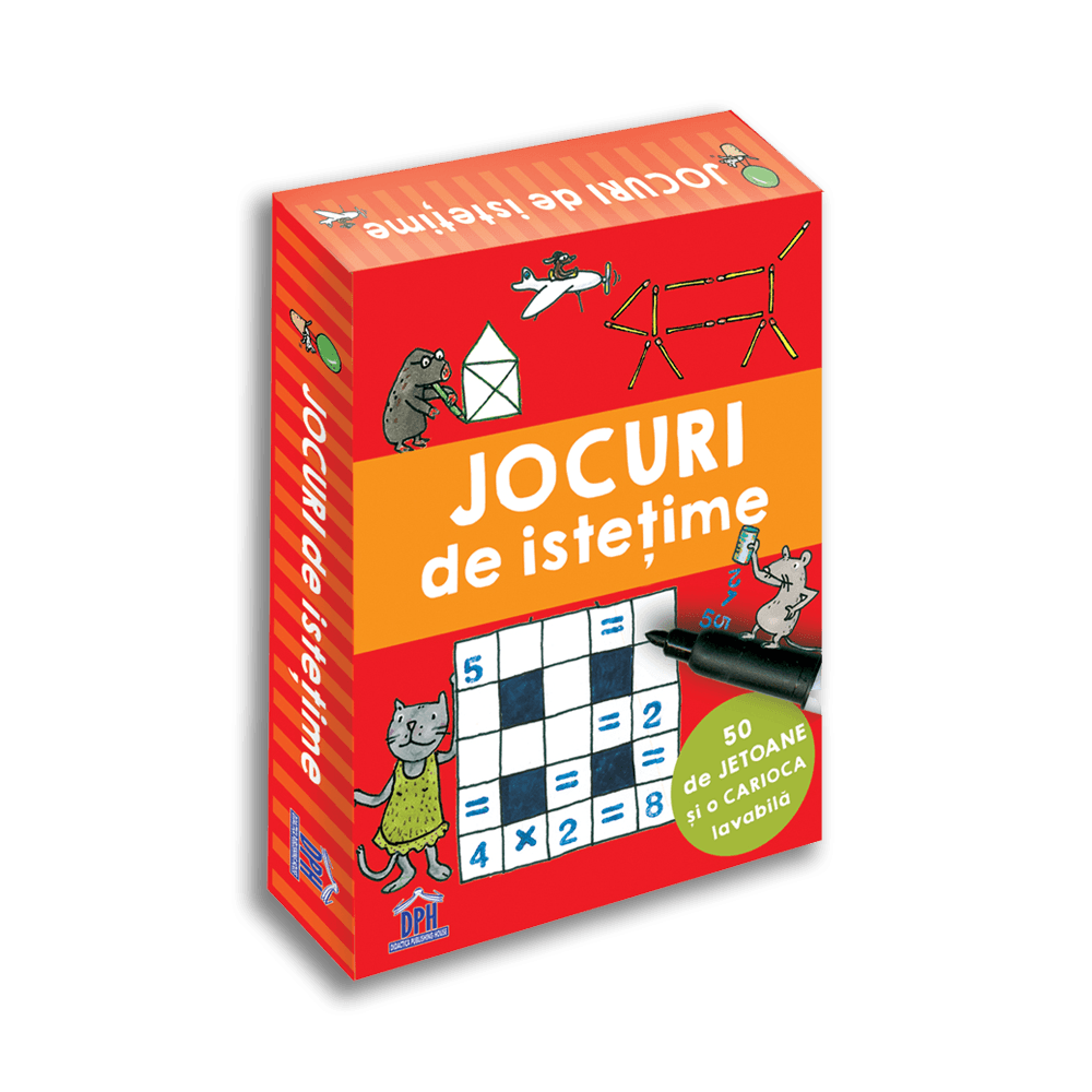 Jocuri de istetime - 50 de jetoane - Jocuri pentru copii Jocuri de istetime - 50 de jetoane - Jocuri pentru copii