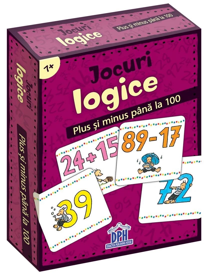 Jocuri logice - Plus si minus pana la 100 - Jocuri pentru copii Jocuri logice - Plus si minus pana la 100 - Jocuri pentru copii