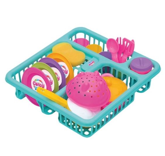 Uscator de vase cu accesorii - Jucarii pentru copii (3+) Uscator de vase cu accesorii - Jucarii pentru copii (3+)