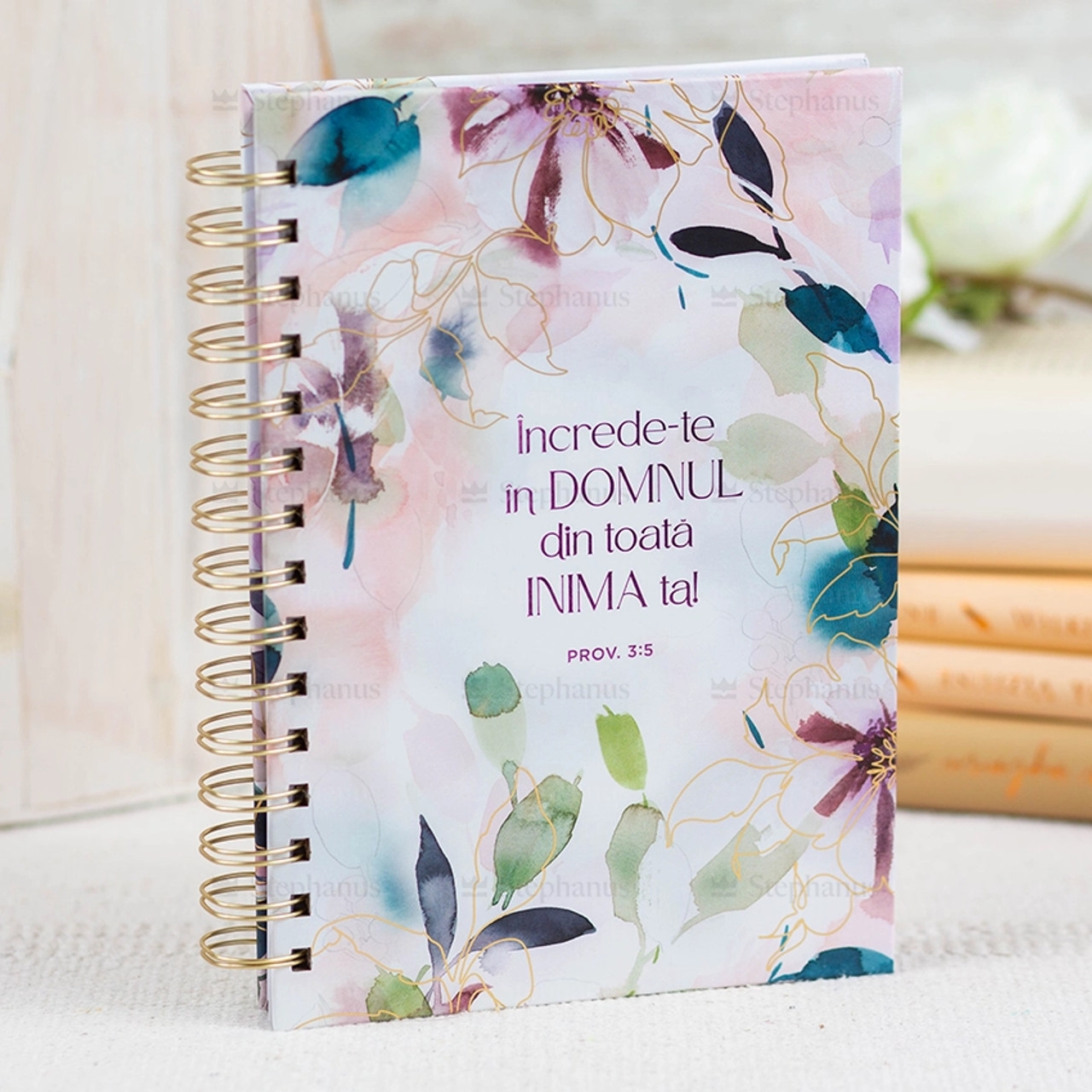 Jurnal: Încrede-te în Domnul din toată inima ta! (Floral) Jurnal: Încrede-te în Domnul din toată inima ta! (Floral)