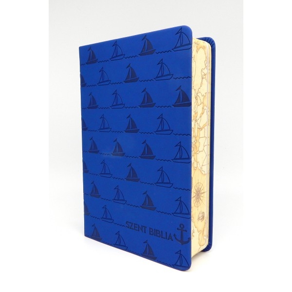 Szent Biblia - Közepes Biblia - Kék Vitorlás, Károli Gáspár Forditása (Biblia medie in lb. maghiara, imprimare cu desene) Szent Biblia - Közepes Biblia - Kék Vitorlás, Károli Gáspár Forditása (Biblia medie in lb. maghiara, imprimare cu desene)