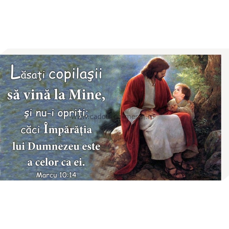 Lăsați copilașii să vină la Mine- Placheta birou Lăsați copilașii să vină la Mine- Placheta birou