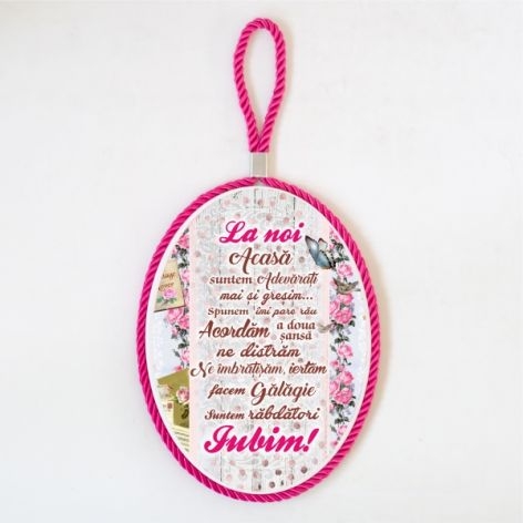 Placheta ceramica - La noi acasa Placheta ceramica - La noi acasa