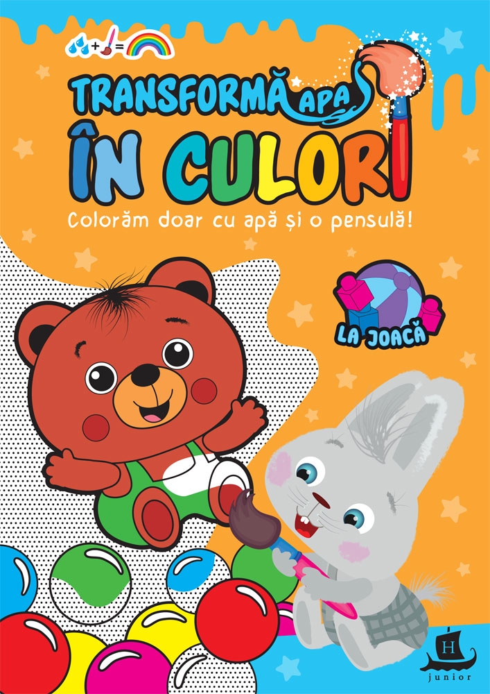 Transformă apa în culori. La joacă