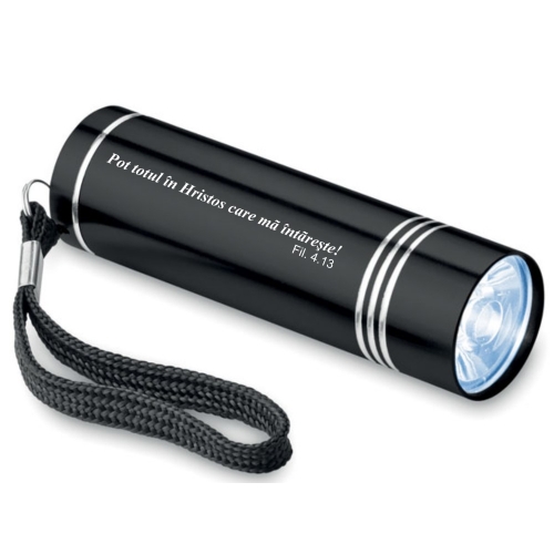 Lanterna - Pot totul in hristos (negru) Lanterna - Pot totul in hristos (negru)