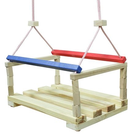 Leagan mic din lemn pentru copii Leagan mic din lemn pentru copii