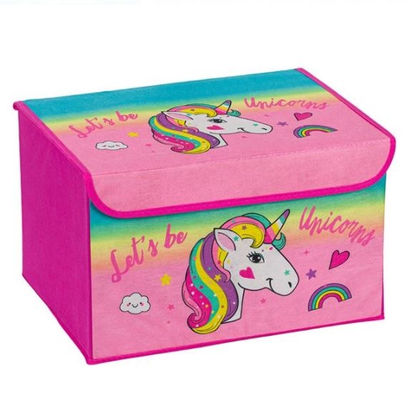 Cutie depozitare, roz - Let's be Unicorns (40x30x25cm) Cutie depozitare, roz - Let's be Unicorns (40x30x25cm)