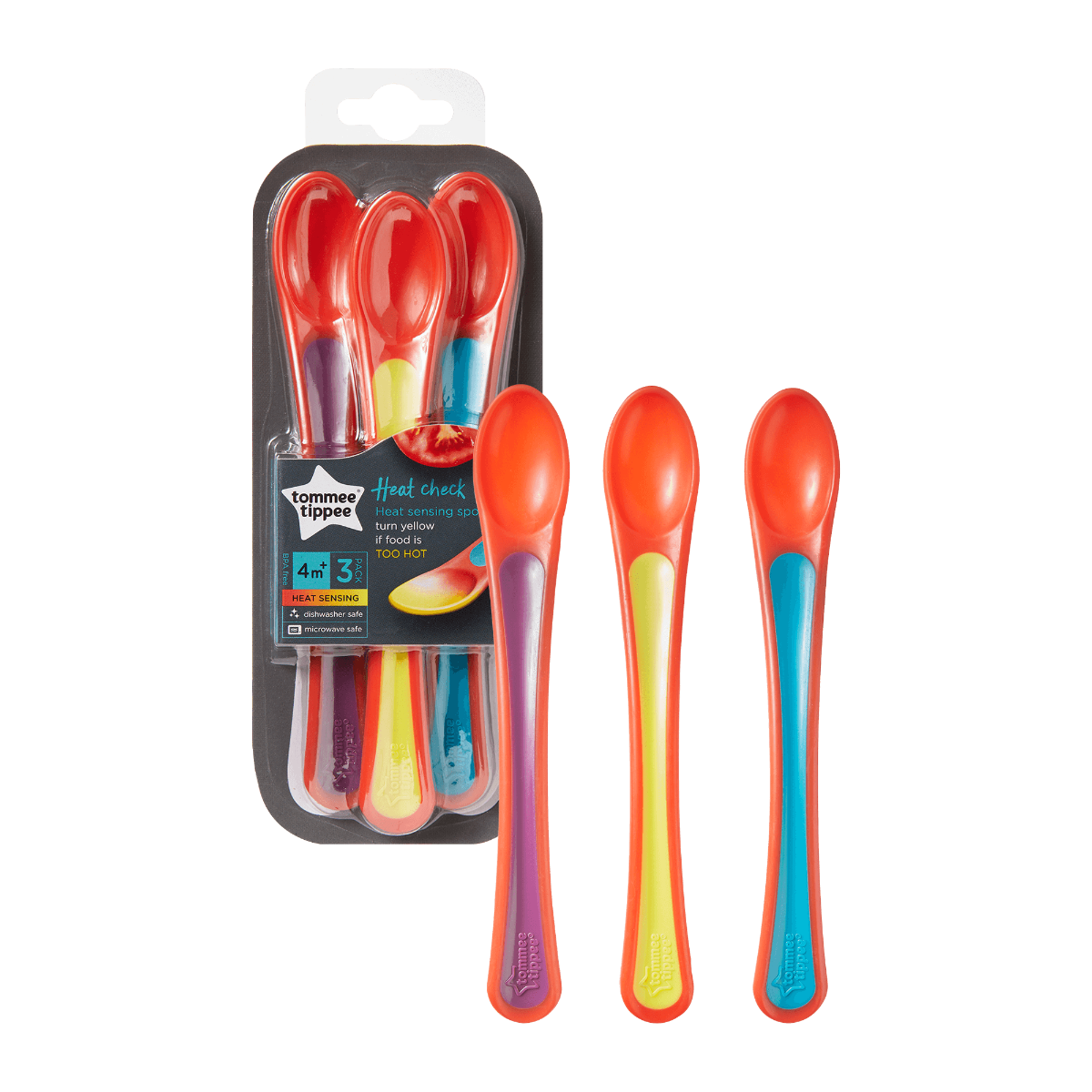 Set lingurite termosensibile pentru copii (4m+) Set lingurite termosensibile pentru copii (4m+)