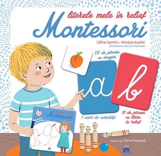 Literele mele in relief Montessori Literele mele in relief Montessori