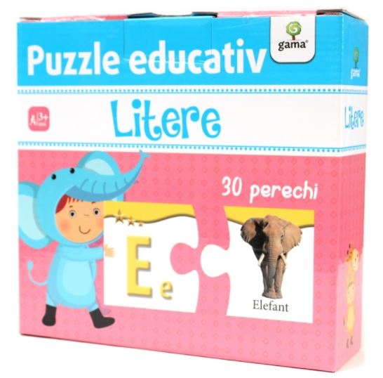 Puzzle educativ - Litere - Activitati pentru copii (3-4 ani) Puzzle educativ - Litere - Activitati pentru copii (3-4 ani)